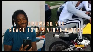 Broward Vee Reacts to his VIRAL videos [upl. by Kier]