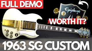 Epiphone 1963 SG CUSTOM Full Demo [upl. by Easton]