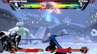 UMVC3 Top 8 coL Filipino Champ vs EG PR Rog East Coast Throwdown V Tournament [upl. by Gipsy]