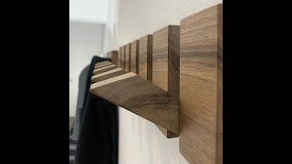 Appendiabiti moderno fai da te  Modern coat rack homemade [upl. by Trinidad]