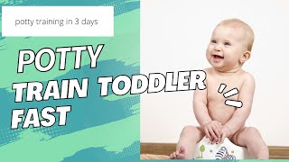 POTTY TRAINING HACKS  HOW TO POTTY TRAIN FAST  IN 3 DAYS [upl. by Toney]