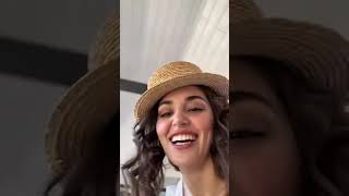 Hande Erçel and Kerem Bürsin on Instagram Live  08122021 [upl. by Daigle]