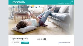 Vonovia Immobilien Treuhand  Tutorials quotRegistrierungsprozess für die neue App Appquot [upl. by Crispin]