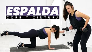 Ejercicios para Abdomen Espalda y Cintura  CON PESO [upl. by Humberto]