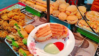 Special Grill Chicken Sandwich  Sandwich making  Cheesiest Street Food [upl. by Ainoval193]