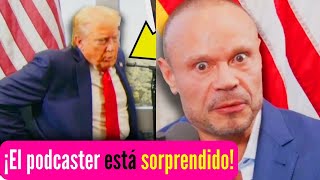 ¡Trump ABANDONA ABRUPTAMENTE la entrevista y deja atónito al podcaster MAGA [upl. by Garwin2]