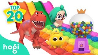 BEST20 Learn Colors 2024｜Pop It  Slide  Candy  More｜Best Learn Colors for Kids  Hogi Pinkfong [upl. by Namwob]