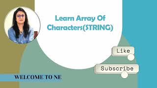 String in C Language [upl. by Radbourne442]