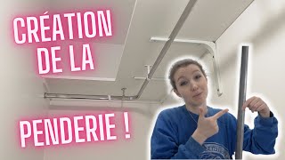 Aménager un petit dressing  cagibi sur mesure DIY  Création de lespace penderie [upl. by Happ]