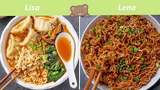 Lisa or Lena  Yummy Korean Food Edition 🤤😋 Spicy X Desserts CloudyChaosMuana [upl. by Ahsinet]