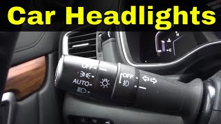 How To Operate Car Headlights In 2 MinutesDriving Lesson [upl. by Rye]