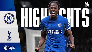 Chelsea 20 Tottenham  CHALOBAH amp JACKSON headers sink Spurs  HIGHLIGHTS  PL 2324 [upl. by Anitneuq]