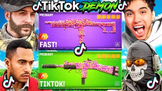 using DEMON TIKTOK Meta loadouts on Warzone Rebirth island [upl. by Karlie]