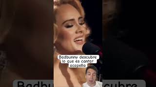 Badbunny descubre el acapella adele badbunny [upl. by Onnem]