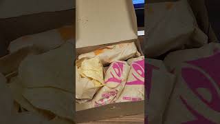 Taco Bell Luxe Cravings Box Its Crazy tacobell values foodreview [upl. by Nnanerak]