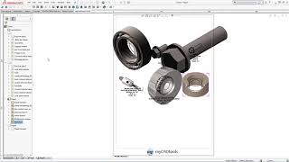 Create component sheets from a SOLIDWORKS Assembly BOM [upl. by Larrej]