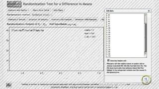 StatKey Difference in Means [upl. by Eneryc]