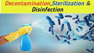 Decontamination  Sterilization  Disinfection [upl. by Corsetti]