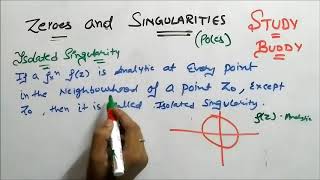 Zeros and Singularity  with Poles   Analytic Function II Complex Analysis [upl. by Naitsyrk675]