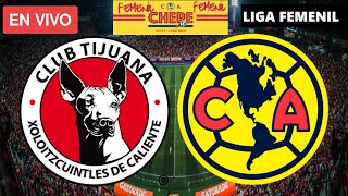 TIJUANA FEMENIL VS AMÉRICA FEMENIL EN VIVO Jornada 12 Liga Mx Ap 2024 [upl. by Ainwat]