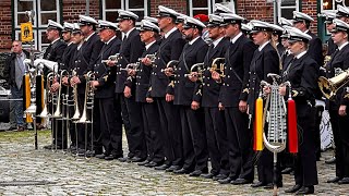 Kameraden auf See Marsch 17082023 Marinemusikkorps Wilhelmshaven Gelöbnis in Plön  Bundeswehr [upl. by Abey]