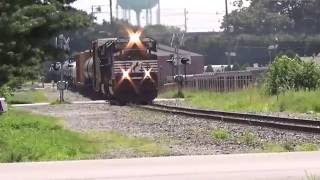 NS 2651 Leads CA11 in Repaupo Gibbstown Thorofare amp Gloucester City NJ on 82016 [upl. by Edmon]