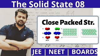 The Solid State 08  Close Packed Structure  Close Packing in 1D 2D 3D  Class 12  JEE  NEET [upl. by Viveca]