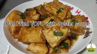 Pan Fried TOFU recipes  Fried tofu recipes chinese style [upl. by Ettezil]