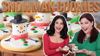 Melted Snowman Cookies w Carnie Wilson  Day 8  12 Days of Cookies [upl. by Ahsenad]