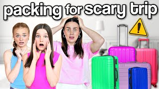 PACKING FOR THE SCARIEST TRIP OF OUR LIFE  Family Fizz [upl. by Anina]