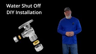 A Compression Stop Valve is the Easiest Valve a DIYer Can Install with Basic Hand Tools [upl. by Snilloc143]