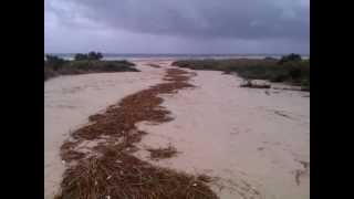 Mojacar floods  Rio Aguas [upl. by Sewellyn231]