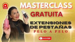 🟡MASTERCLASS 💃🏻EXTENSIONES DE PESTAÑAS PELO A PELO✨ [upl. by Braswell574]