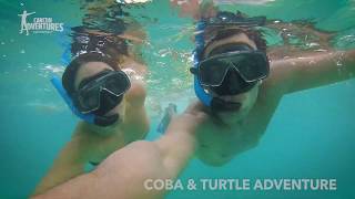 Coba amp Turtle Adventure  Cancun Adventures [upl. by Newol]