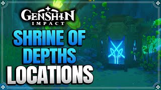 All Fontaine Hydro Shrine Of Depths Locations Part 1  How to get Keys 【Genshin Impact】 [upl. by Luzader363]