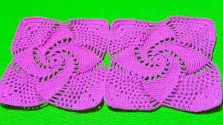 Modelo para colchas cojines mantitas de bebé tejidos a crochet [upl. by Lauder]