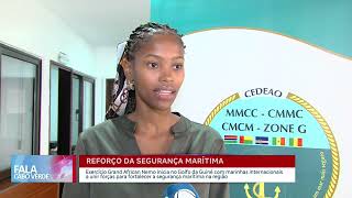 Reforço da segurança marítima  Fala Cabo Verde [upl. by Ardehs15]