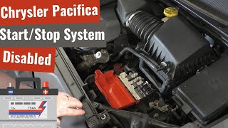 Chrysler Pacifica  Start Stop System Disabled [upl. by Ardnuahc659]