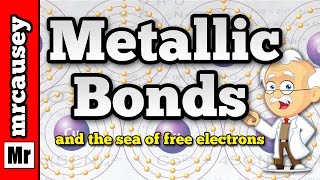 Metallic Bonds and the Sea of Free Electrons [upl. by Dhruv]