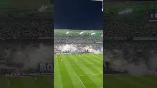 Gladbach Choreo Saisoneröffnung gegen Leverkusen [upl. by Westhead]