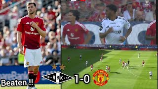 Rosenborg vs Man United  first preseason friendly Match review [upl. by Eetak]