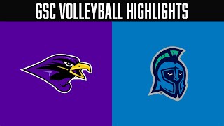 Montevallo at West Florida  GSC Volleyball Highlights  Nov 2 2024 [upl. by Ariamo]