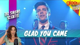 Vocal Coach Reacts to GLEE Glad You Came  WOW He was [upl. by Machute]