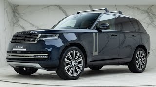 2022 Range Rover P400 HSE  Portofino Blue  Walkaround amp Interior  Romans International [upl. by Limbert977]