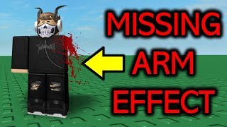 Get The Missing Arm Effect On Your Avatar 💀 [upl. by Seldun]