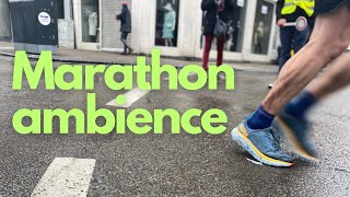 Running ambience  Marathon Namur Belgium • fieldrecording soundscape sounds [upl. by Jameson]