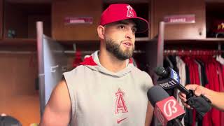 Angels P Patrick Sandoval talks about his performance against the Royals [upl. by Ik269]