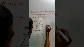 Triangle Class 10 Thales Theorem cbse maths ncert class10maths [upl. by Boeke]