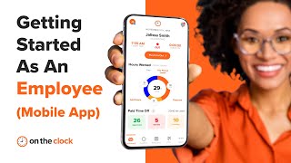 Getting started as an employee in our mobile app with OnTheClock [upl. by Bocock]