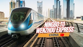 quotDiscover Chinas Fast Track Ningbo to Wenzhou Express quot railwaywonders [upl. by Yemarej90]